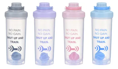 Botol pengocok plastik gratis bpa